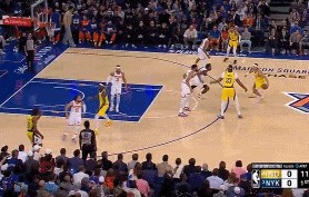 上来就进！内姆哈德弧顶运球找节奏 借掩护三分张手就有！