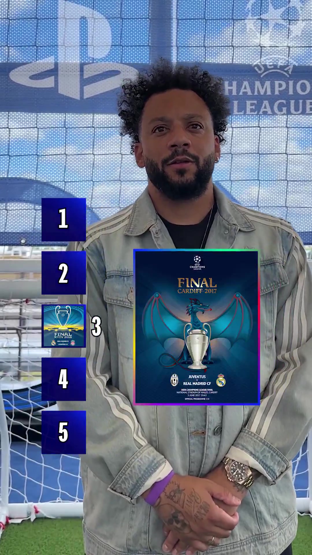 9248！马塞洛盲排自己赢得的5次欧冠：2014年夺冠第一