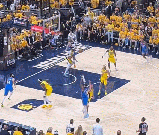 雷霆2比2步行者：对步行者而言，太可惜了